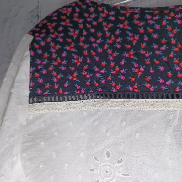 Matilda Jane lightweight 100% Cotton  long sleeve v-neck blouse - Picture 16 of 16